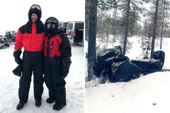 Brain surgeon loses £14m snowmobile holiday crash claim after text ...