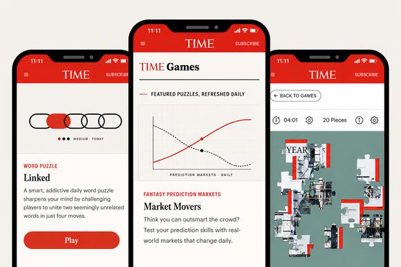 TIME Launches Daily Digital Games - NewsBreak