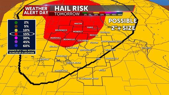 Weather Alert Day: Severe storm threat continues into this evening ...