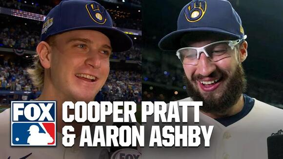 Brewers’ Cooper Pratt & Aaron Ashby React to ANOTHER Comeback Win, Taking 2-0 Series Lead Over Rays