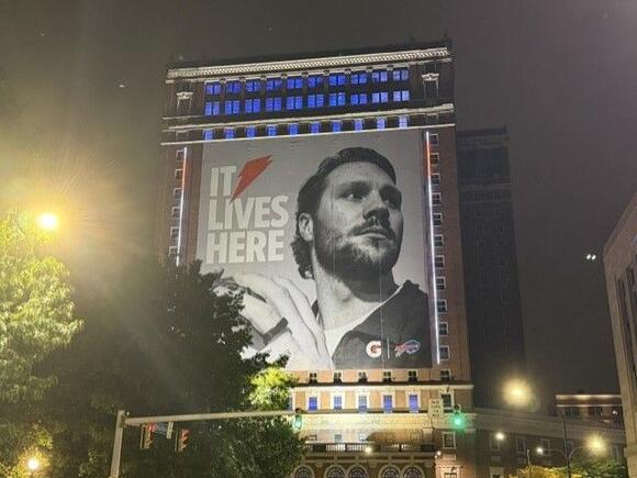 Josh Allen Banner In Downtown Is MASSIVE - NewsBreak