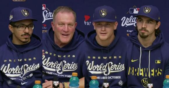 World Series interview: Brewers’ Gasser, Murphy, others before Game 2