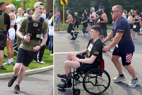 Long Island teen inspired by local slain Navy SEAL hero overcomes ...