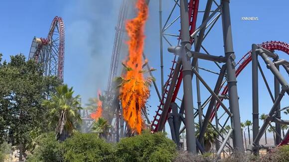 Fire Reported Near X2 Roller Coaster at Six Flags Magic Mountain; No ...