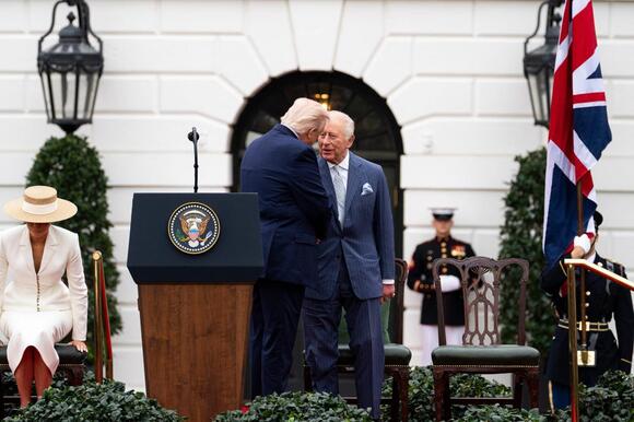 President Donald Trump Didn’t Break Royal Protocol With King Charles ...
