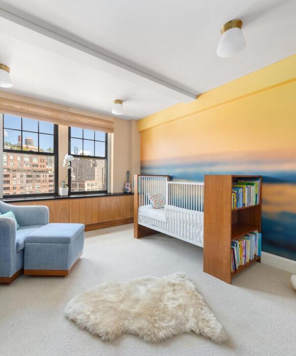 Andy Cohen's West Village apartment features bright colors, big windows