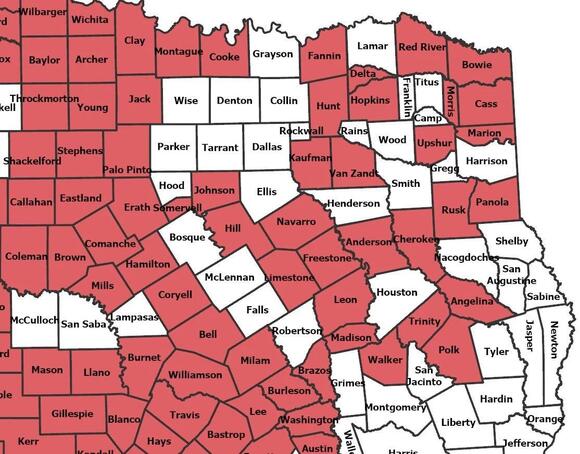 22 East Texas Counties Now Under Burn Bans - NewsBreak