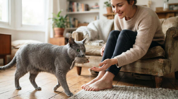 Russian Blue: 11 Quiet Signs This Shy Breed Has Chosen You - NewsBreak