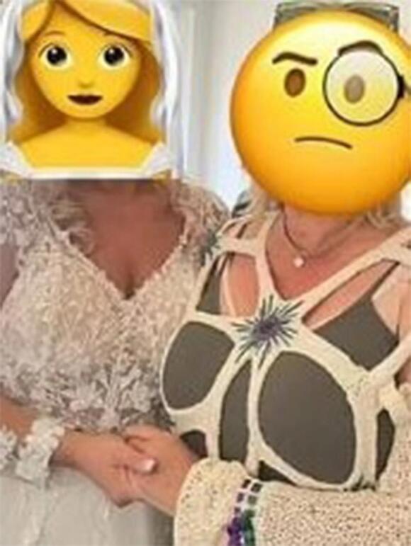 Mother of the bride’s controversial DIY dress goes viral