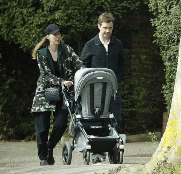 Jimmy Carr 47 And Girlfriend Karoline Copping 46 Seen Pushing A Pram As They Enjoy Easter Stroll In London News Break