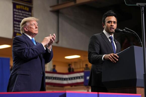 Trump presses Ramaswamy to keep running controversial ad featuring Acton's estranged mother