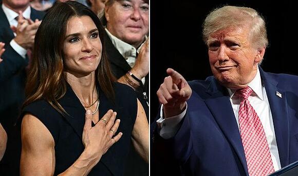 Donald Trump gives 'beautiful' and 'brave' Danica Patrick awkward ...