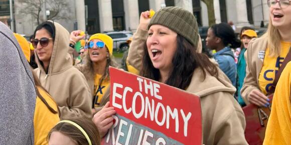 475 Rally At “Morning Without Childcare”