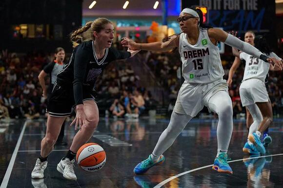 WNBA's Dream/Valkyries Game Interrupted by Fan Throwing Sex Toy - NewsBreak