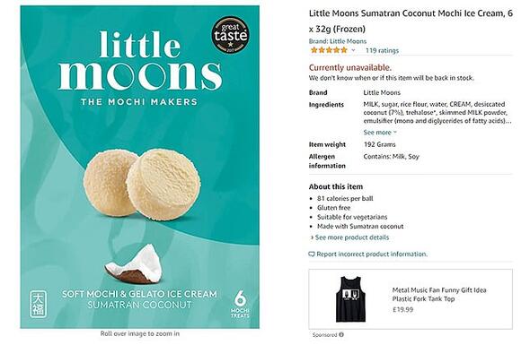 Little Moons Mania Sweeps Britain Shoppers Desperate To Get Their Hands On The Japanese Inspired Ice Cream Balls Are Disappointed As Amazon Tesco And Waitrose Sell Out News Break