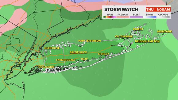 STORM WATCH: Snow creates slick travel on Long Island roads; wintry mix ...