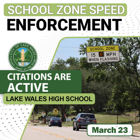 Speed camera enforcement begins near Lake Wales High - NewsBreak