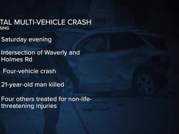 Lansing man dies in multi-vehicle crash at Waverly and Holmes Road ...