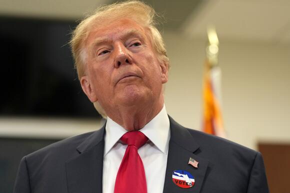 Trump casts his midterm ballot early in Florida - NewsBreak