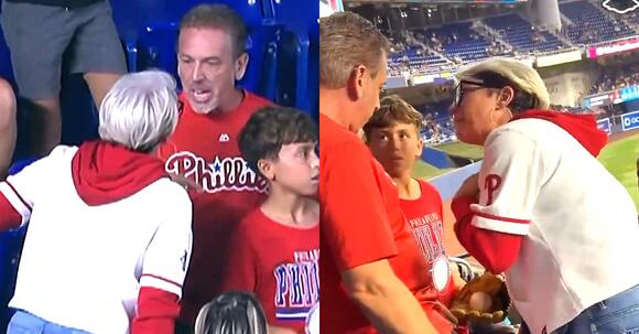 Phillies Karen' Badgers Man Into Giving Up Birthday Kid's Home Run Ball  Live On Air In Stunning Viral Moment - NewsBreak