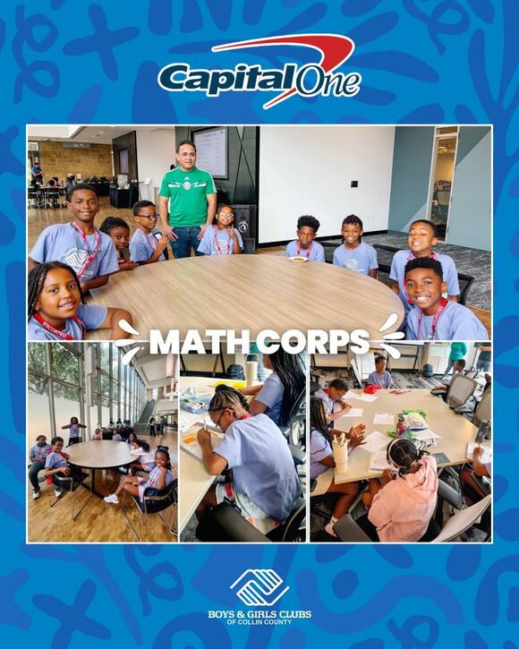 Frisco Club Kids Join Math Corps at Capital One Campus - NewsBreak