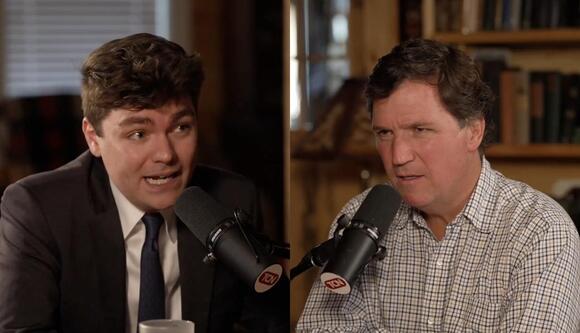 Tucker Carlson Crowned ‘Antisemite of the Year’ After Nick Fuentes ...