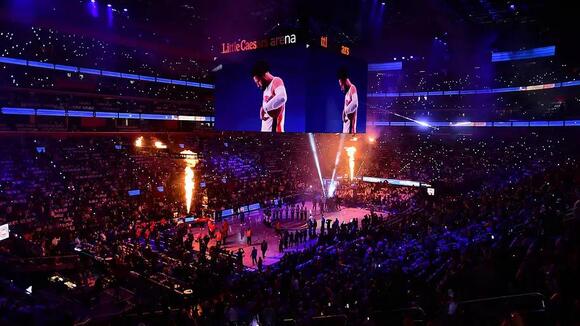 The NBA's Early Opening Day Game Was a Risk. But It Worked -- and Detroit Loved It