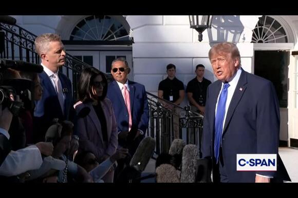 President Trump Defends Vivek Ramaswamy's Ad Featuring Amy Acton's Estranged Mother