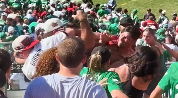 Eagles & Buccaneers Fans Got Into A Heated WWE-Style Brawl That Left One  Person Bloodied In Wild Scene [VIDEO] - NewsBreak