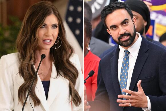 Homeland Security Secretary Kristi Noem mulls probe of socialist mayoral candidate Zohran Mamdani as 'danger' to NYC - NewsBreak