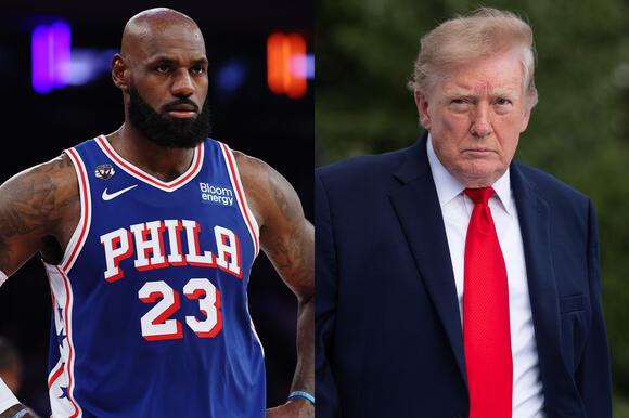 Donald Trump Slams LeBron James for Practicing Golf Swing During ...