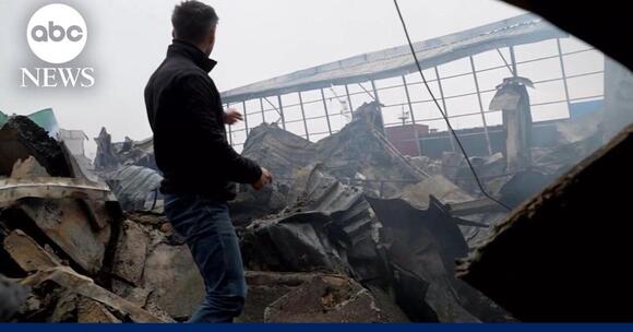 Ukraine and Russia trade massive strikes overnight