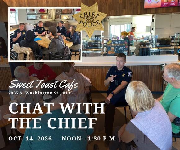 Chat with the Chief set for Oct. 14 in Naperville - NewsBreak
