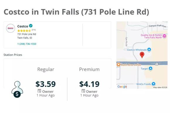 Gas Prices In Twin Falls Idahonull