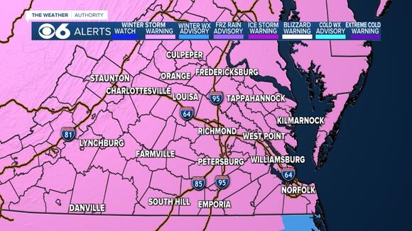 Virginia Ice Storm Live Updates: Governor urges Virginians to stay home ...