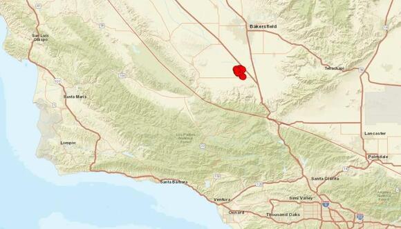 5.3-Magnitude Earthquake Near Bakersfield Shakes Southern California