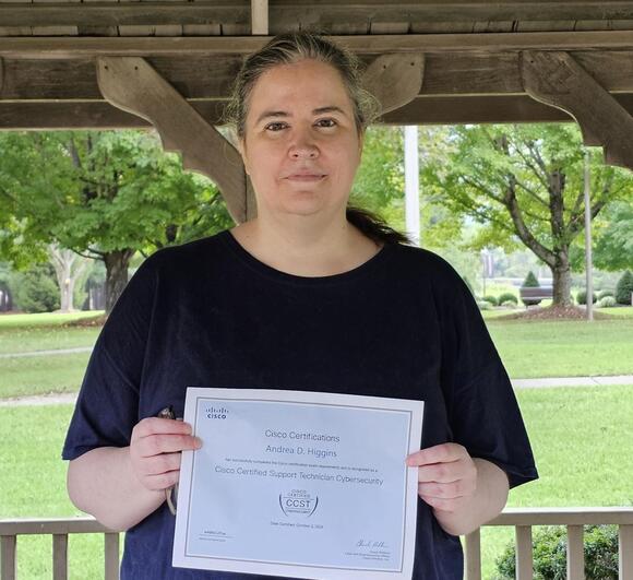 Mountain Gateway Community College celebrates student’s achievement of