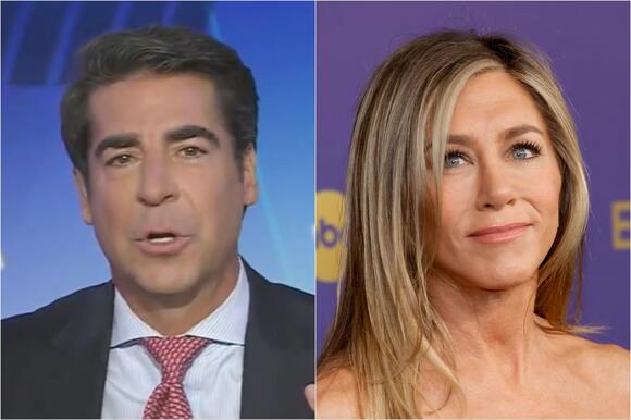 Fox's Jesse Watters shut down by co-host after saying Jennifer Aniston used  to be 'much better looking' - NewsBreak