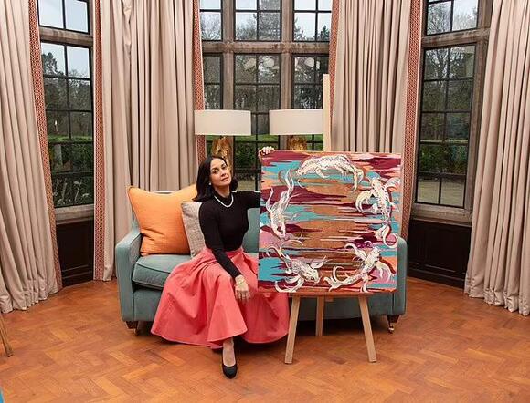 What Prince Charles said when Holby City actress and artist Rebecca ...