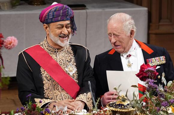 King Charles praises Oman's ‘noble efforts’ on Strait of Hormuz