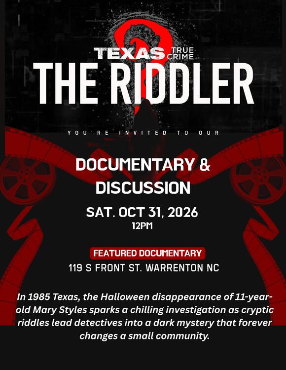 📅 True crime documentary & discussion at WCM Library Oct. 31 - NewsBreak
