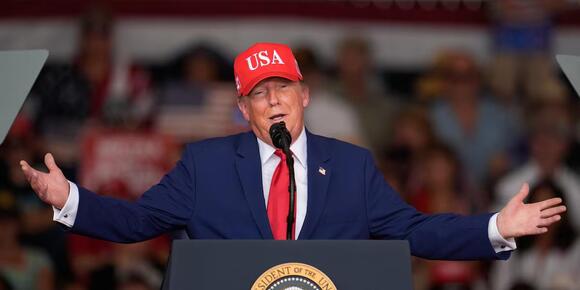 President Trump in Macon Saturday, as political heavyweights flood Georgia before Nov. 3