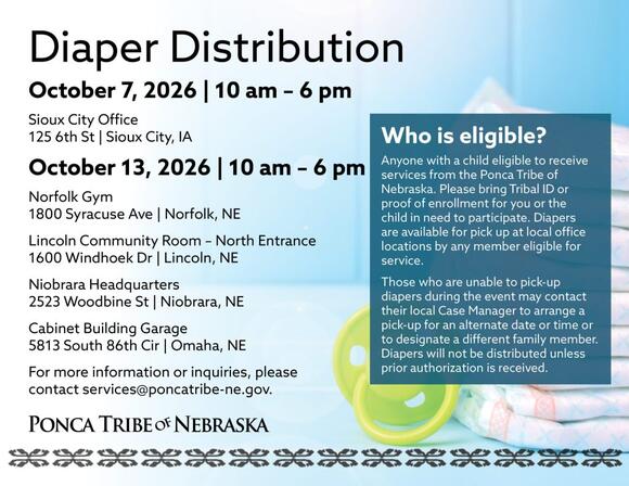 💰 Free diaper distribution days for Ponca families in Lincoln - NewsBreak