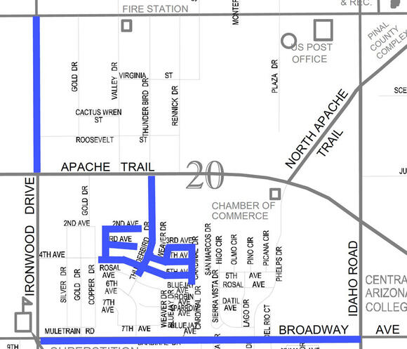 Apache Junction road work planned on Ironwood, Broadway - NewsBreak