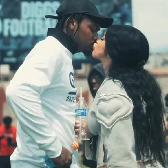 image Cardi B & Stefon Diggs’ Secret Dinner Date Months Ago — Now Expecting Their First Child Together