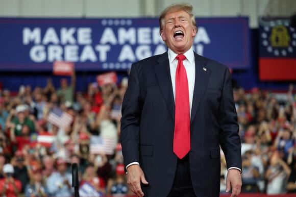 Trump Dangles $1M Bounty Cash Giveaway in Election Panic - NewsBreak