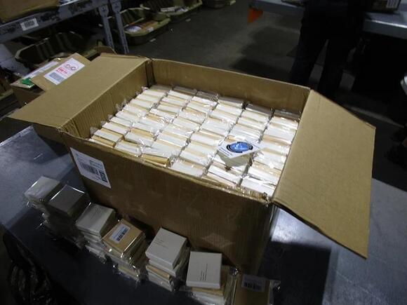 2 nights, 5 shipments, over $25 million in counterfeit