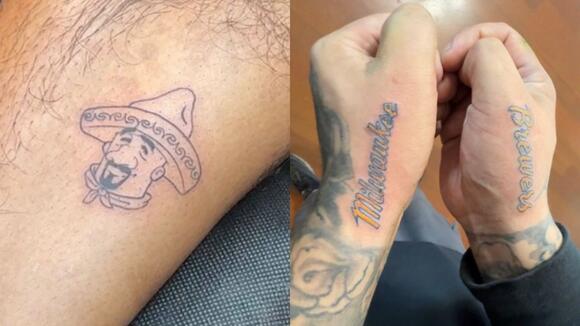 Brewers fans get tattoos ahead of World Series