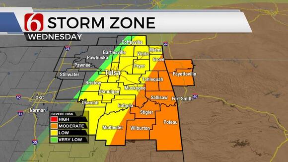 Brief Break Tuesday Before Storm Chances Return Wednesday
