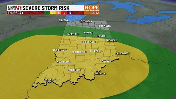Unseasonable warmth and severe storms expected in central Indiana this ...